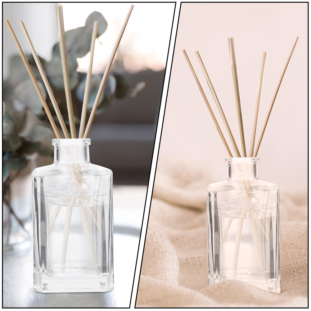 Home Fragrance Usa - 3Pcs Aromatherapy Bottles Glass Empty Refillable