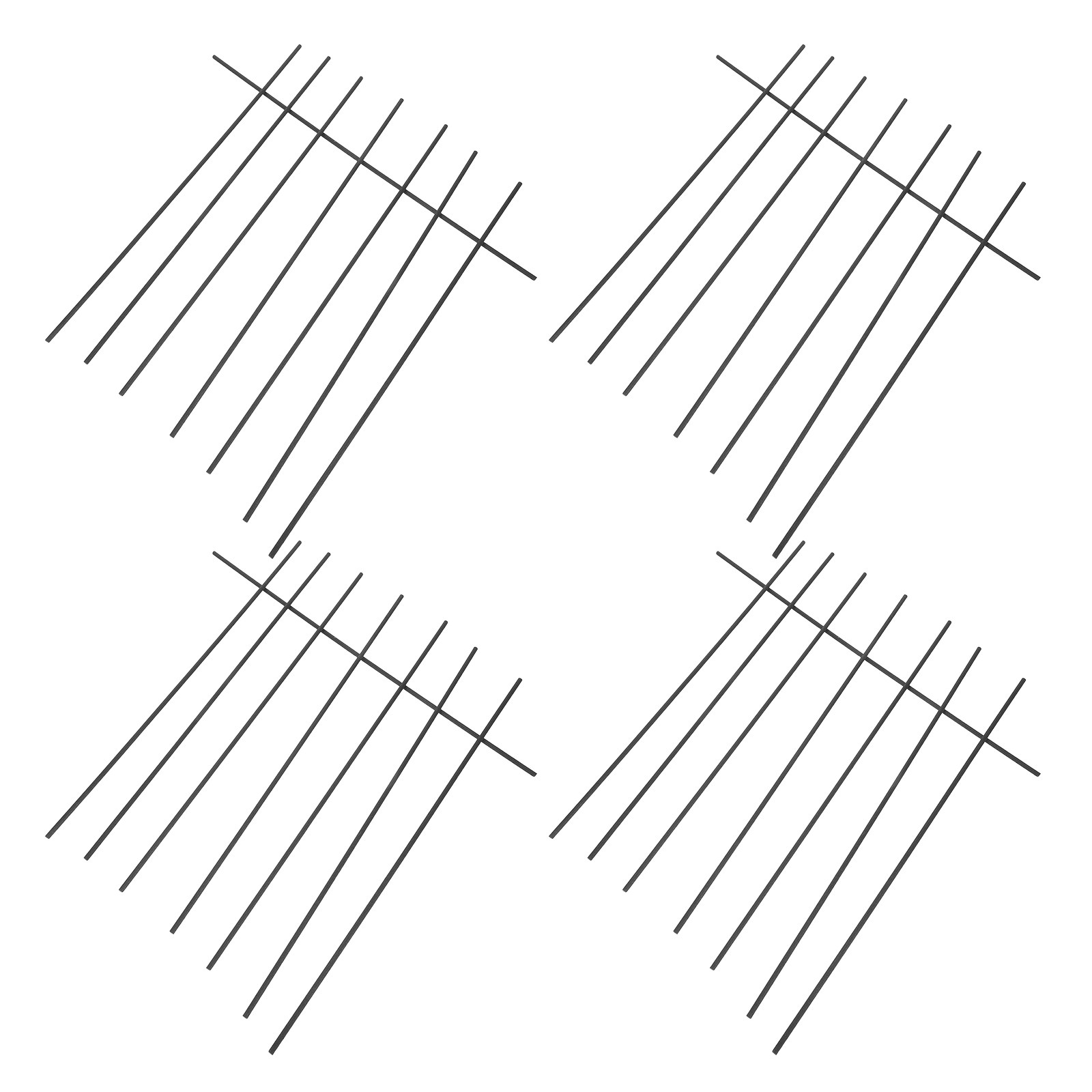 Home Fragrance Usa - 100Pcs Fibre Reed Diffuser Sticks Black