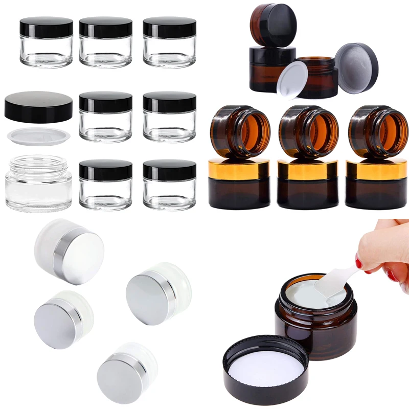 5Pcs 5g-100g Mini Amber Round  - Amber Jar Candle recension och pris