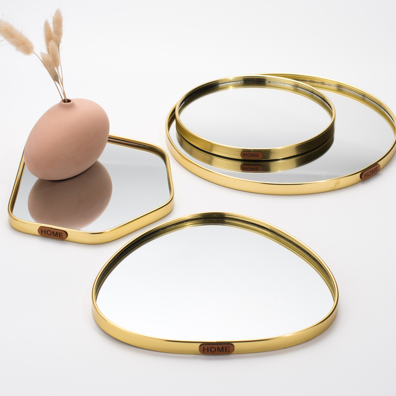 Gold Mirror Tray Jewelry Organ - Home Fragrance Luxury recension och pris