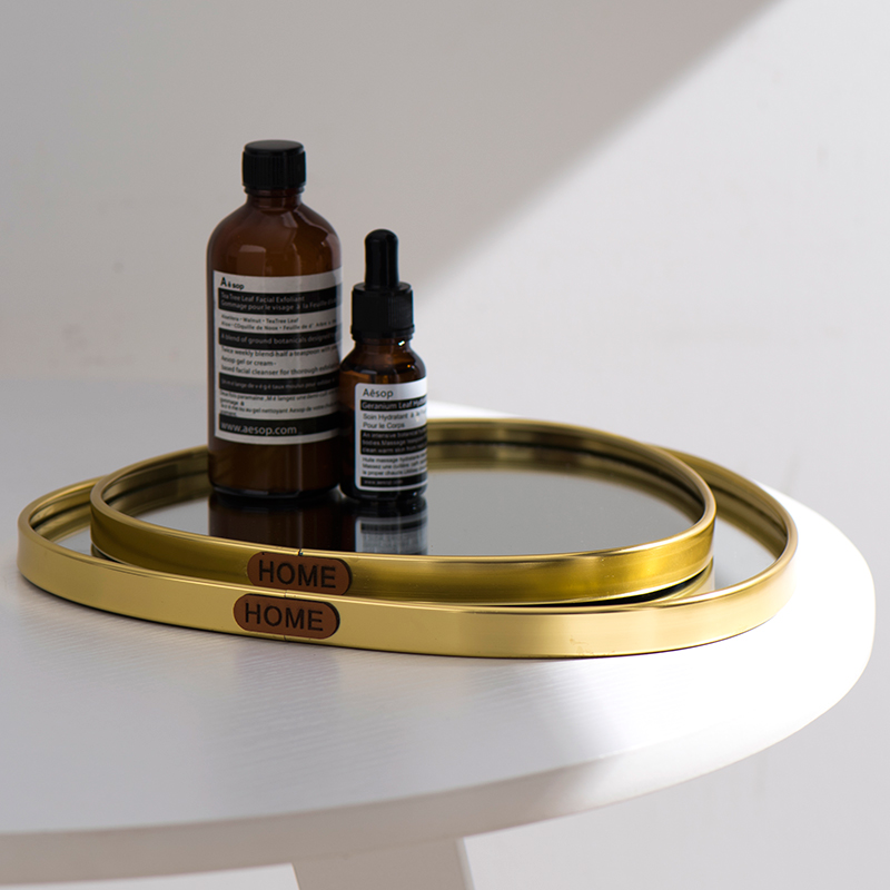 Gold Mirror Tray Jewelry Organ - Home Fragrance Luxury recension och pris