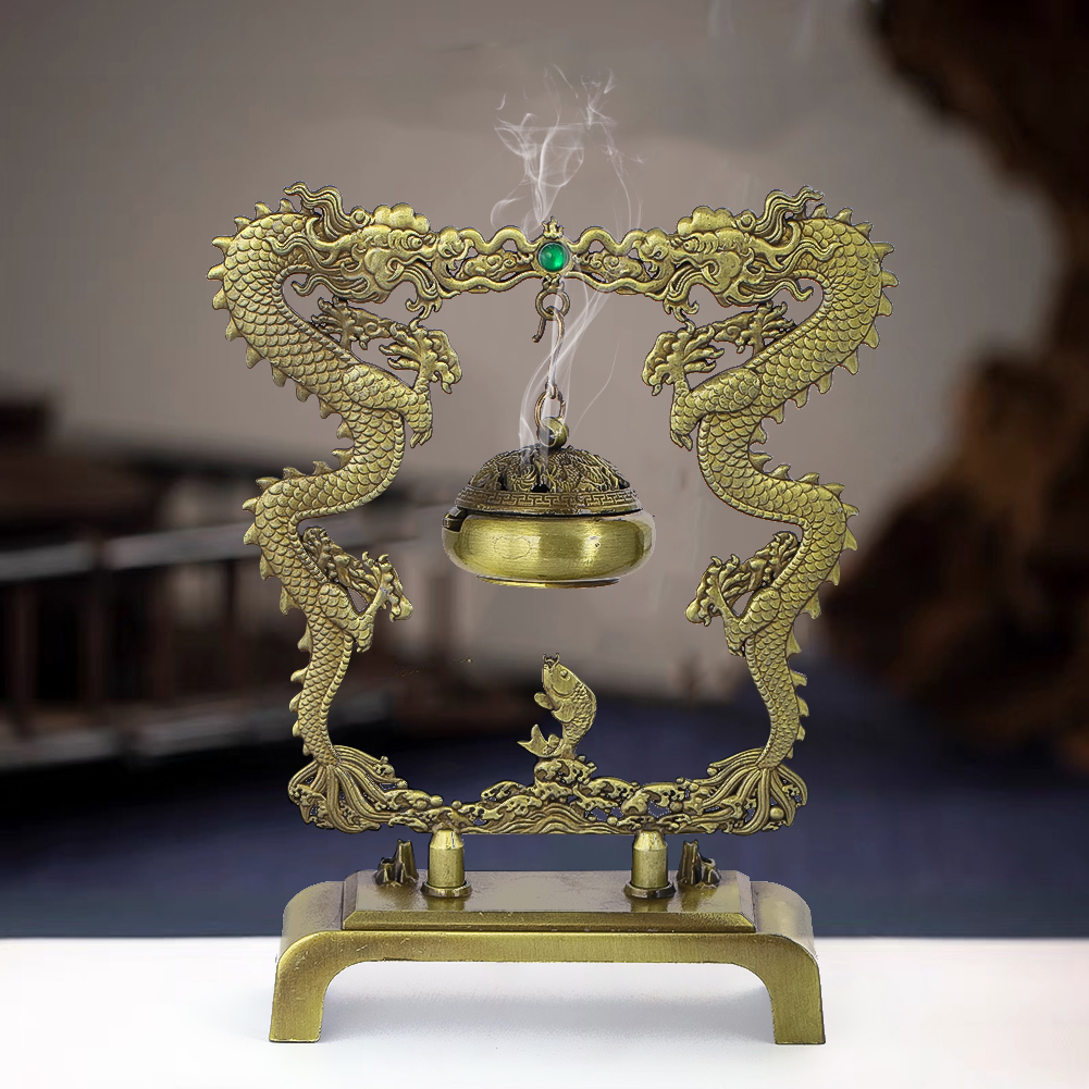 Metal Dragon Incense Burner St - Home Fragrance Zen recension och pris