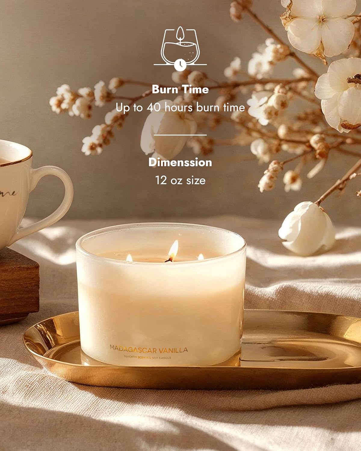 Luxury Vanilla Soy Candle, Lar - In Home Fragrance Products recension och pris