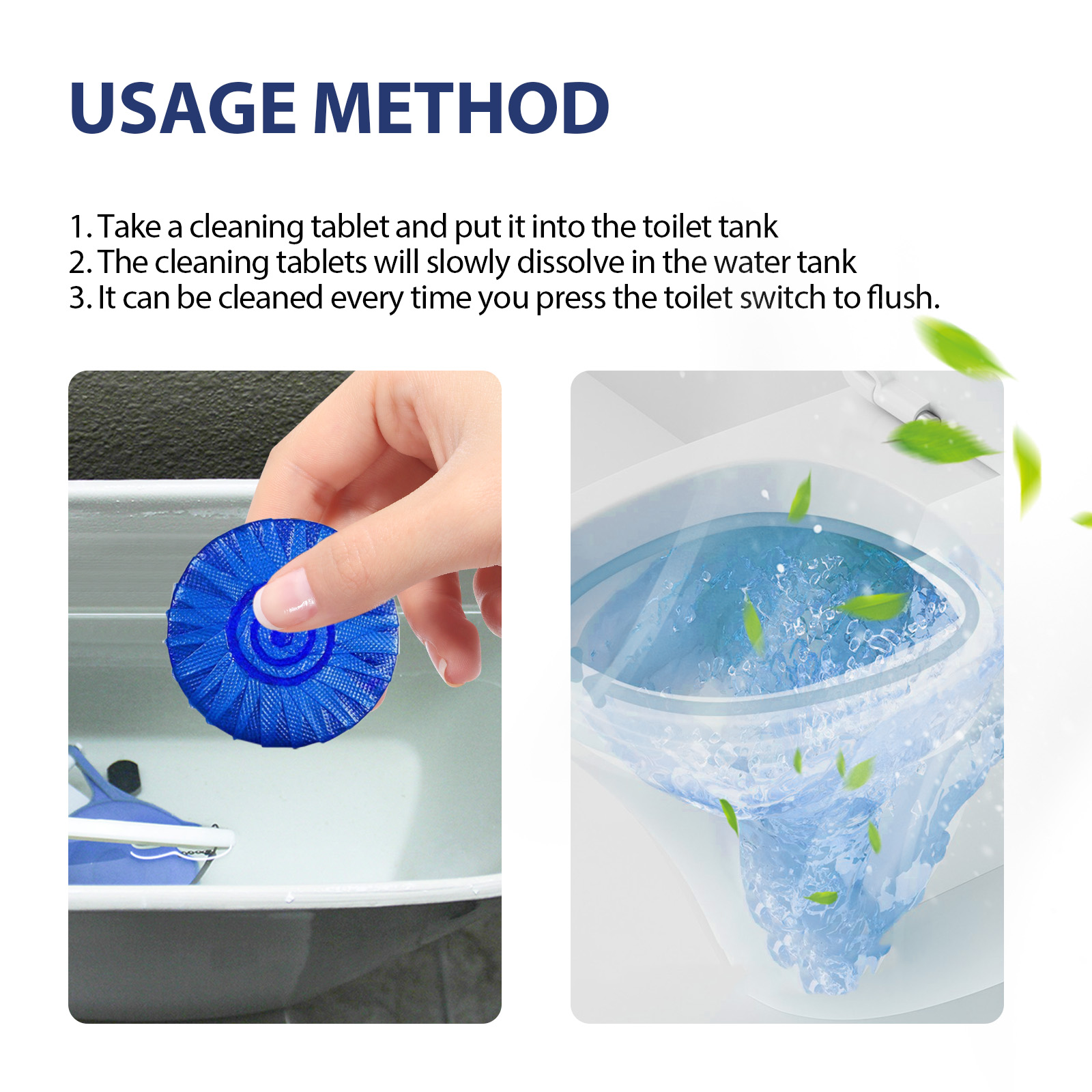 12Pcs Toilet Cleaner Toilet Cl - In Home Fragrance Products recension och pris