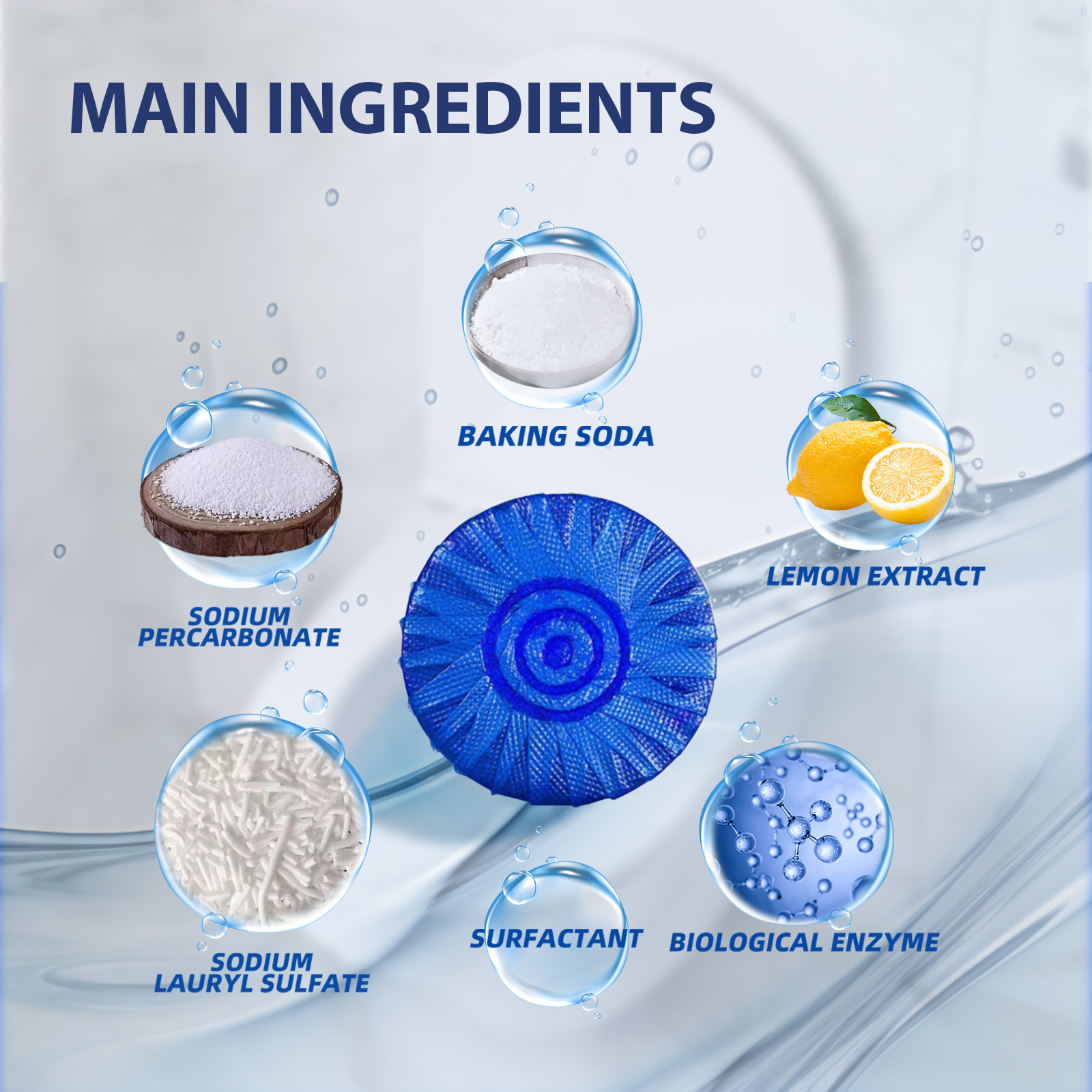 12Pcs Toilet Cleaner Toilet Cl - In Home Fragrance Products recension och pris