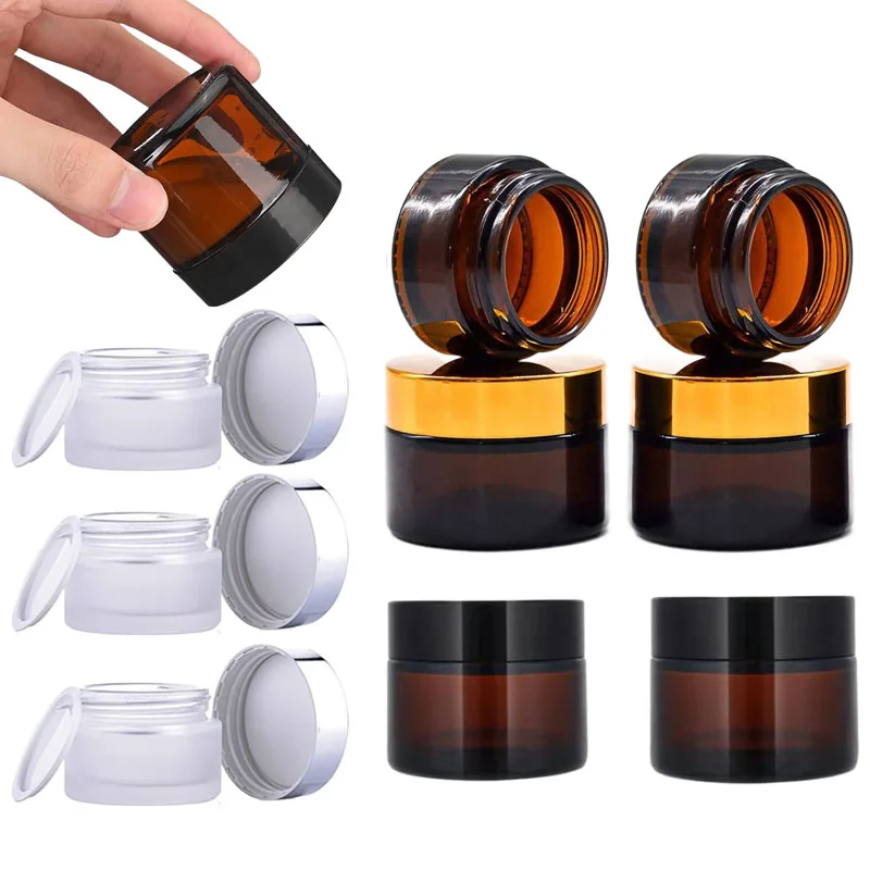 5Pcs 5g-100g Amber Empty Glass - Amber Jar Candle recension och pris