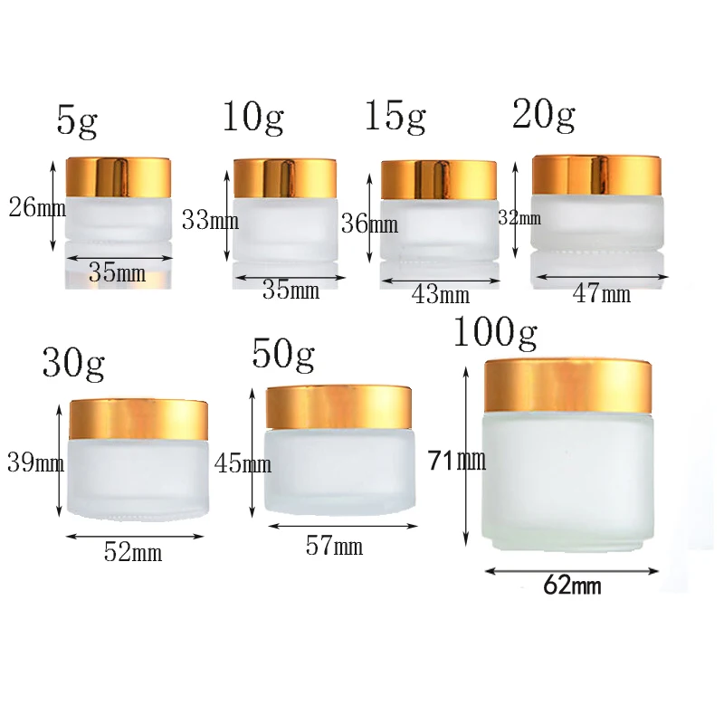 5Pcs 5g-100g Amber Empty Glass - Amber Jar Candle recension och pris