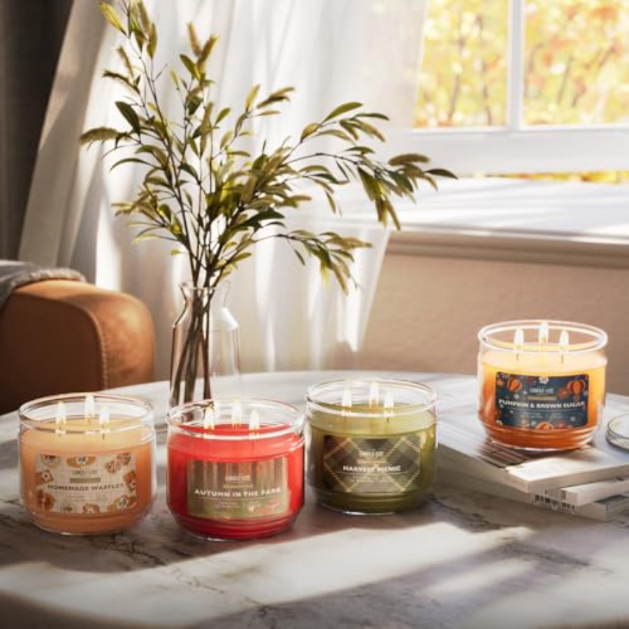 Fall Scented Candles, Anjou Pe - Amber Jar Candle recension och pris