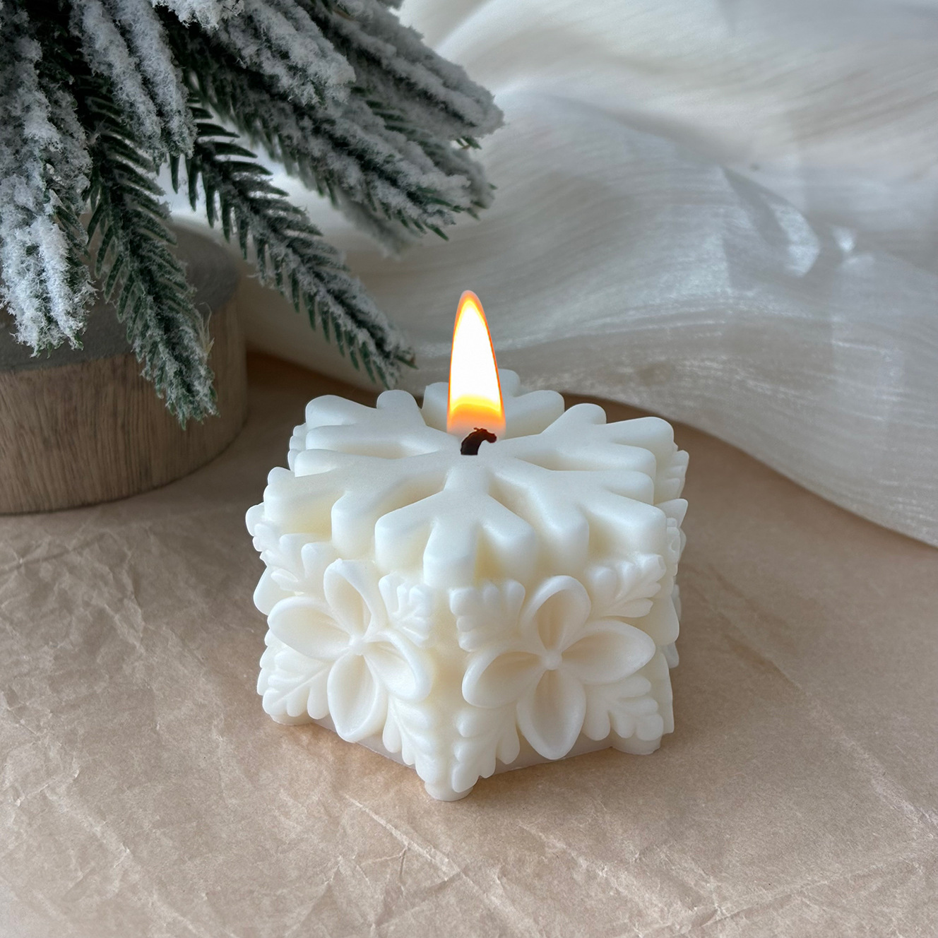 1Pc Christmas Snowflake Scente - Home Fragrance French recension och pris