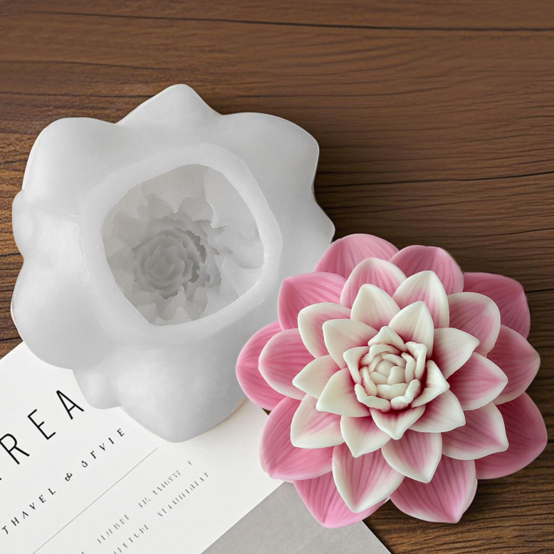 4pcs Romantic 3D Rose Mold: El - Home Fragrance Luxury recension och pris