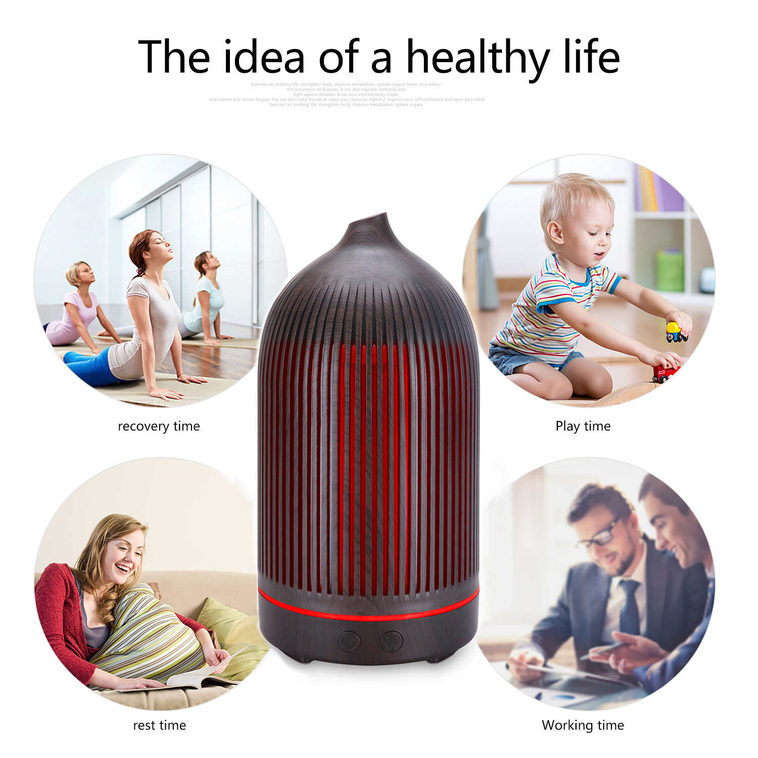 Aromatherapy Diffuser,200ml Va - Home Fragrance Piano recension och pris