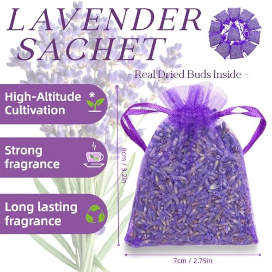 36 Pack Lavender Sachet Bags - - Home Fragrance French recension och pris