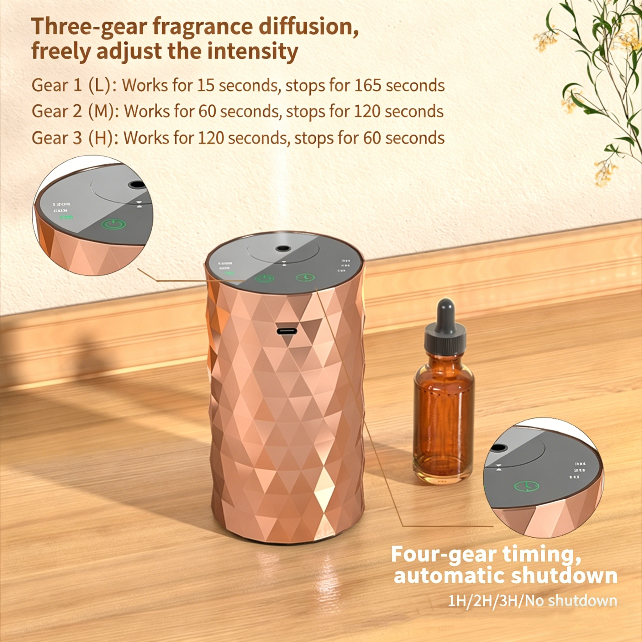 Waterless Essential Oil Diffus - Home Fragrance Liquid recension och pris