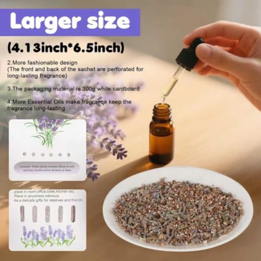 Aryiten 8 Packs Large Linen Sc - Home Fragrance Potpourri recension och pris