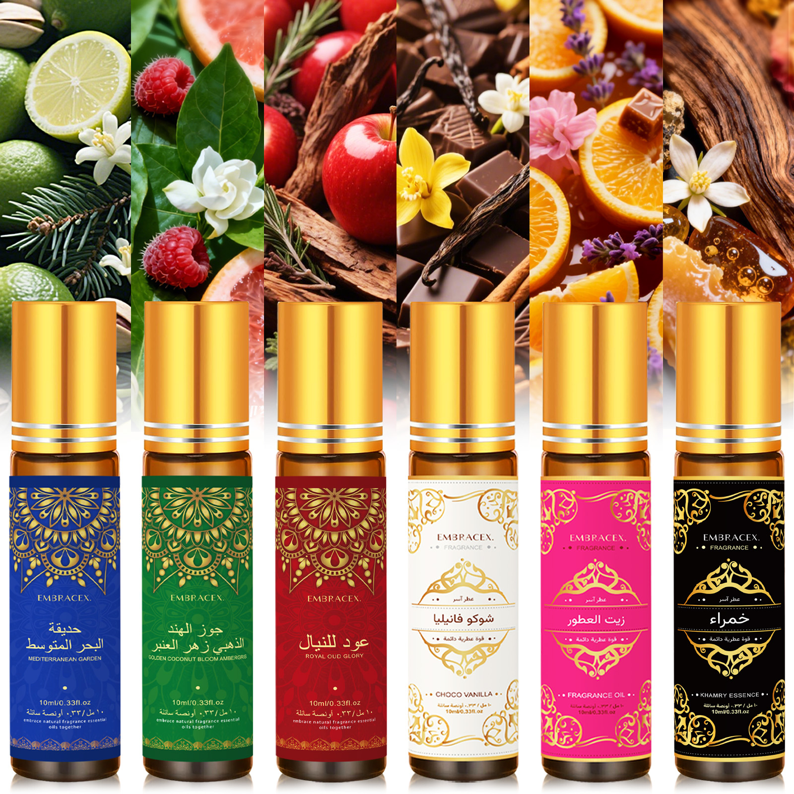 8PC/1PC 10ml Roller Essential  - Home Fragrance Liquid recension och pris
