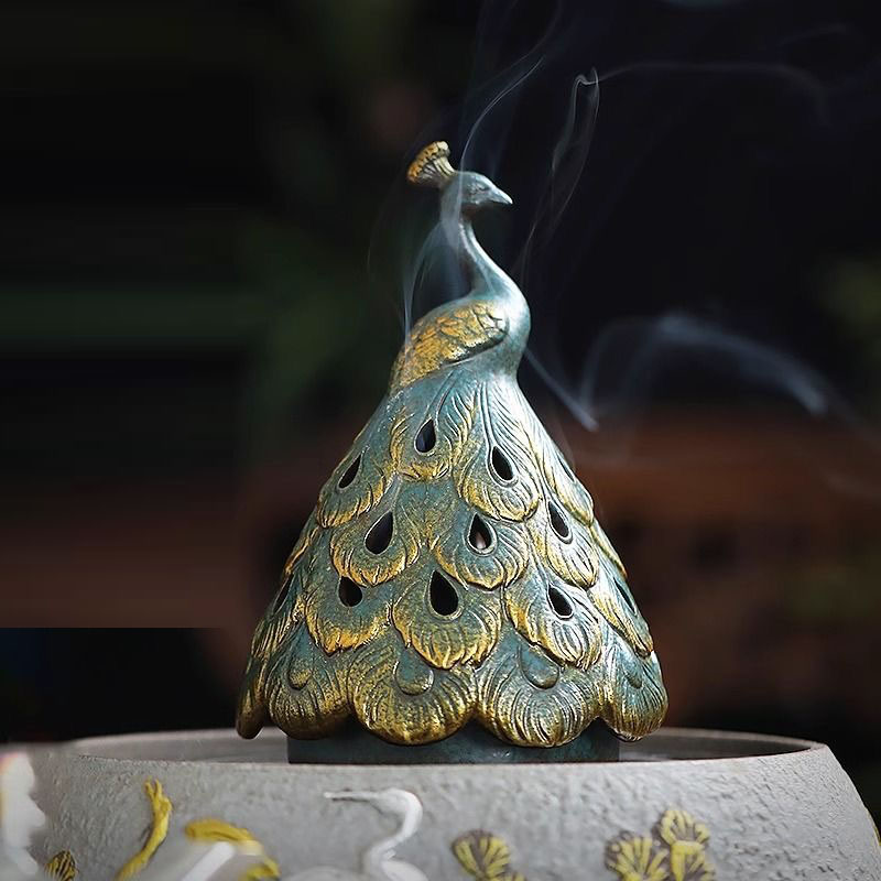 Chinese Ceramic Peacock Incens - Home Fragrance Zen recension och pris