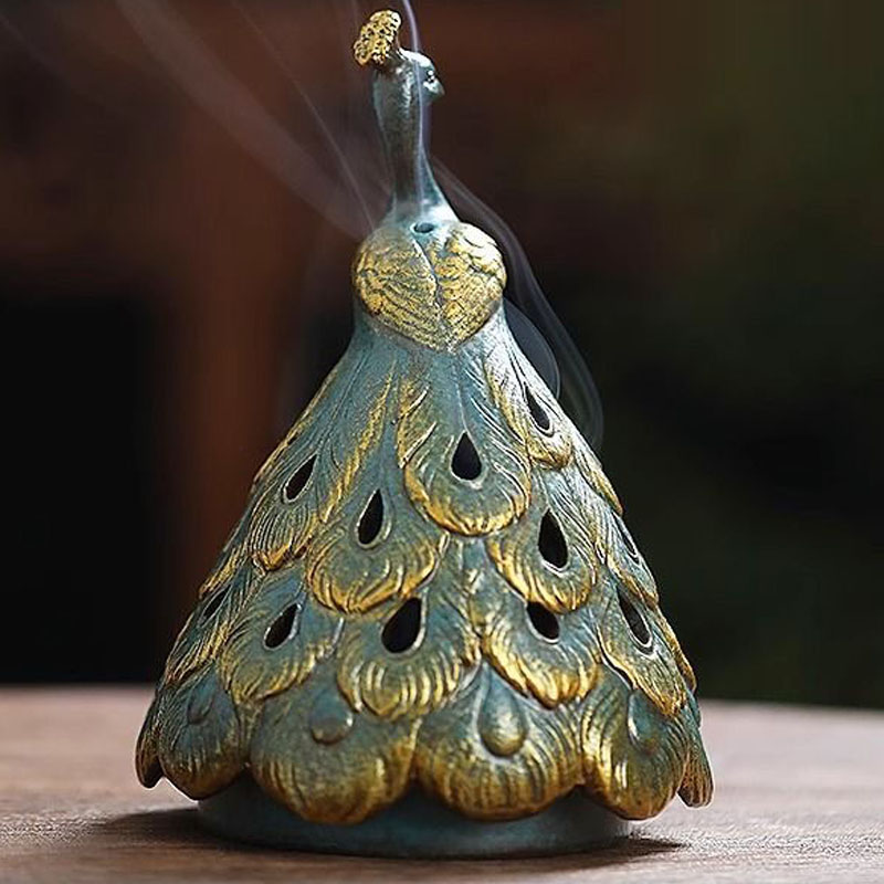 Chinese Ceramic Peacock Incens - Home Fragrance Zen recension och pris