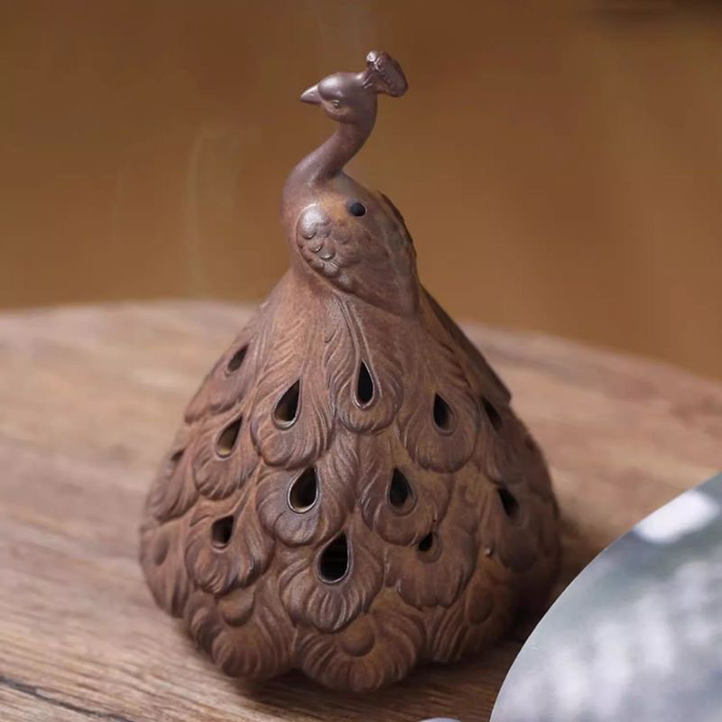 Chinese Ceramic Peacock Incens - Home Fragrance Zen recension och pris